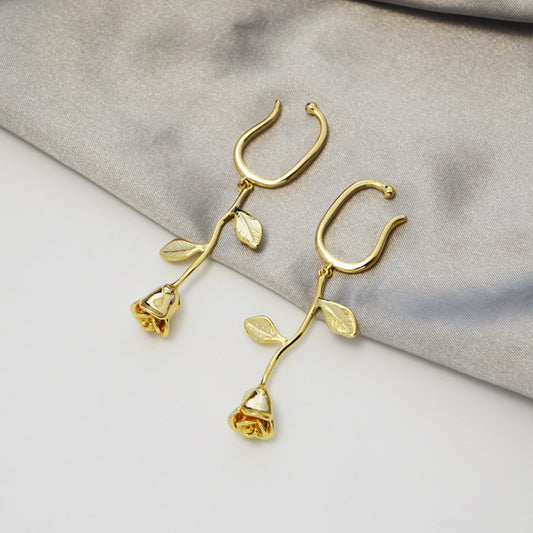 Fancy Non-Hole Ear Clip Celebrity Light Luxury Cold Wind Earrings