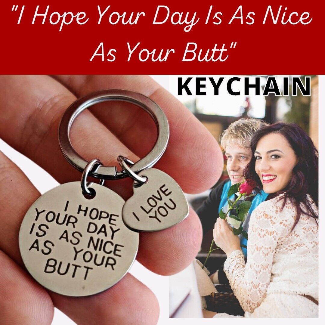 Birthday Day Gifts For Wife Girlfriend Her Him Keychain Anniversary Love Tag Nice Day