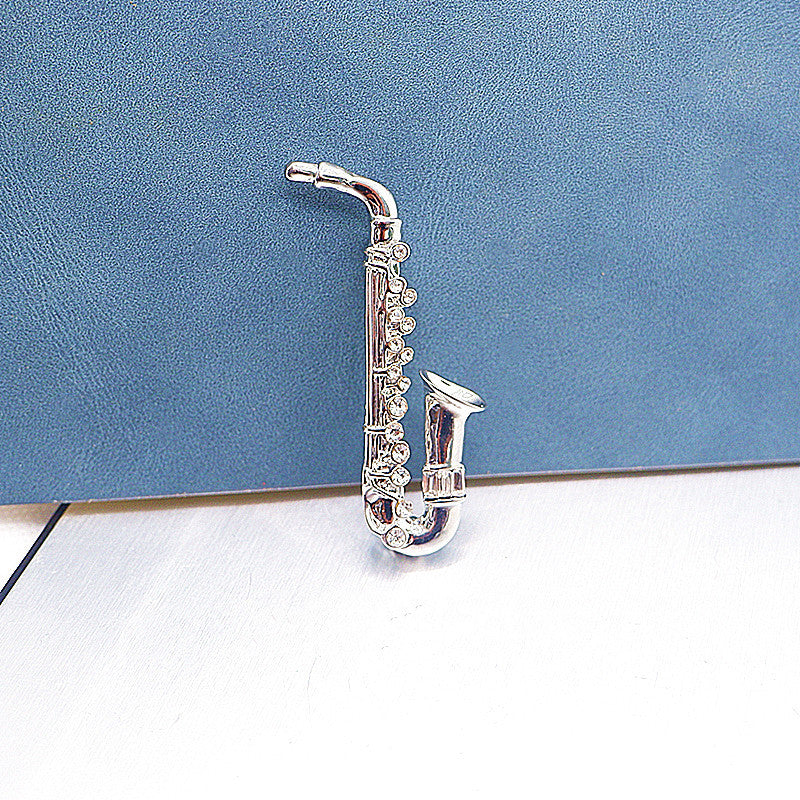 Musical Instrument Saxophone Temperament Brooch