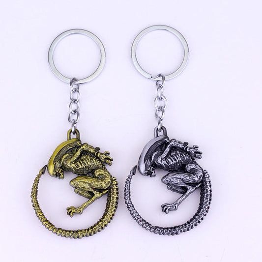 Simple And Creative Alien Battle Keychain