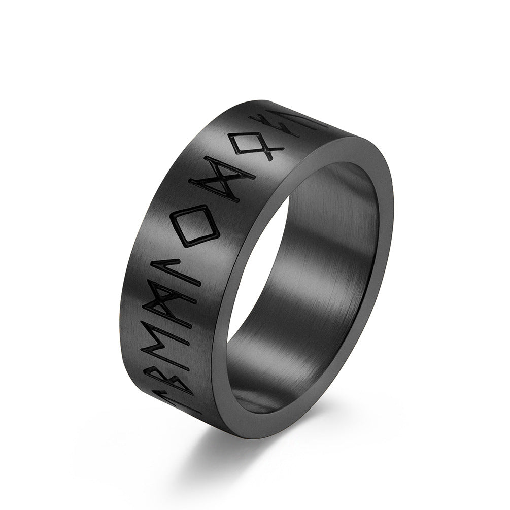 Titanium Steel Matte Brushed Ring - Men's and Women's