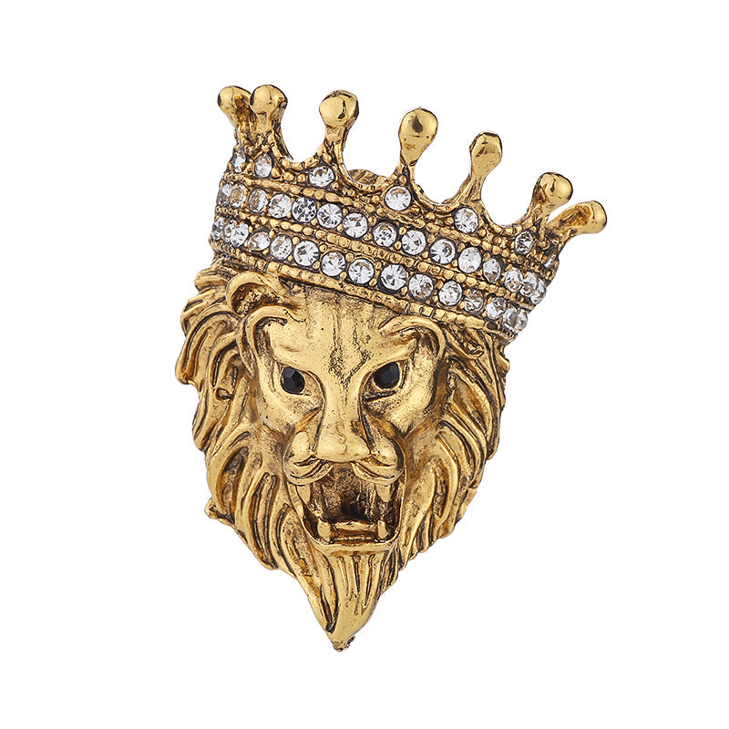 Crown Suit Badge Simple Clothing Accessories Brooch