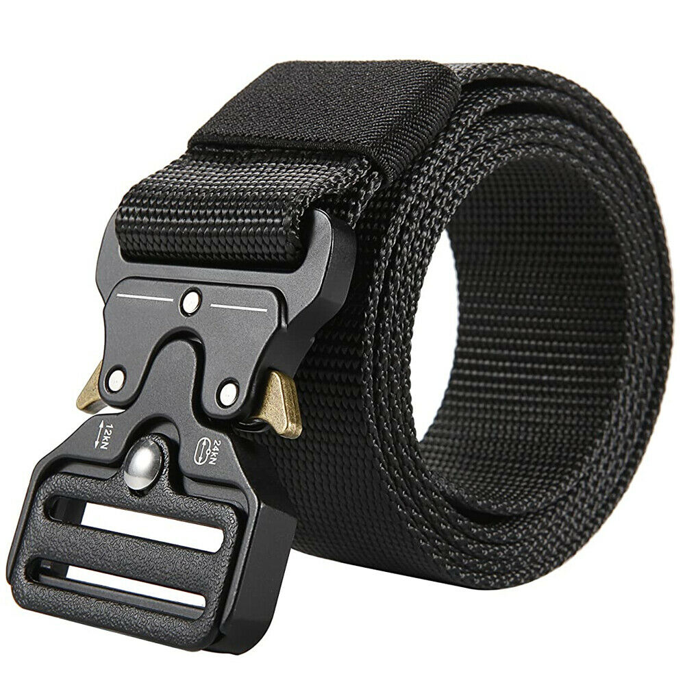 Military Tactical Belt Heavy Duty Security Guard Working Utility Nylon Waistband