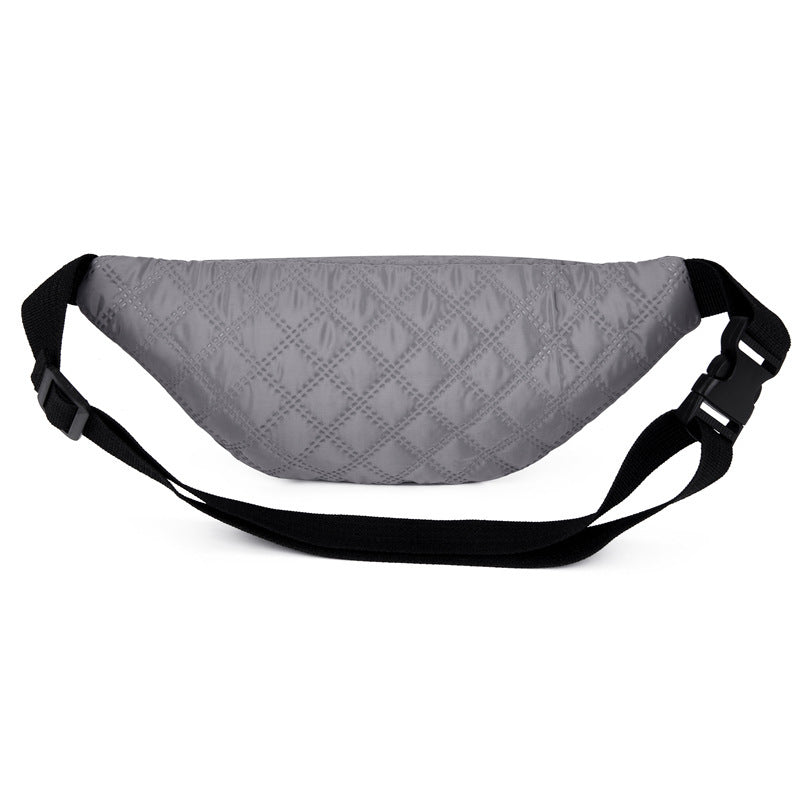 Large-Capacity Mobile Phone Belt Bag Nylon Diagonal Men and Women