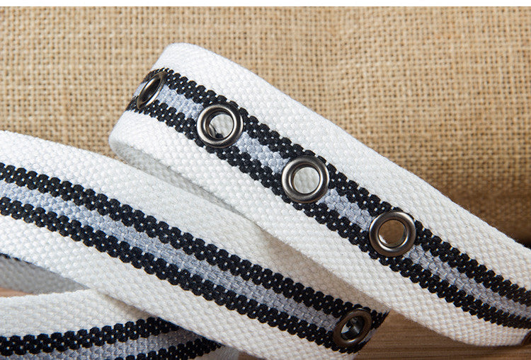 Pin Buckle Canvas Belt Casual