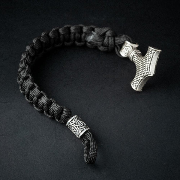 Paracord Mjolnir Bracelet - A Symbol of Power and Protection