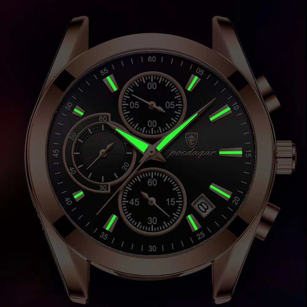 Waterproof Multi-Function Luminous Men's Watch