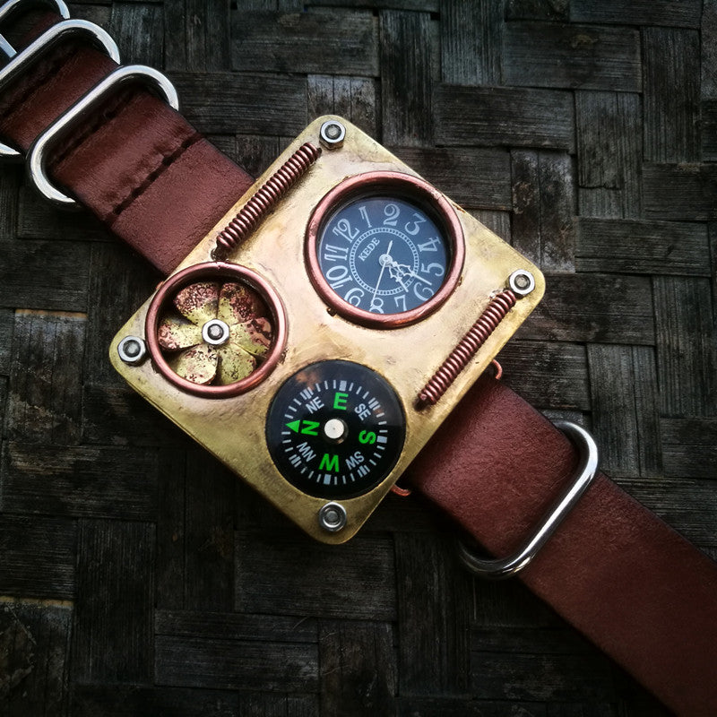 Copper Case Watch Turbo Gothic Style