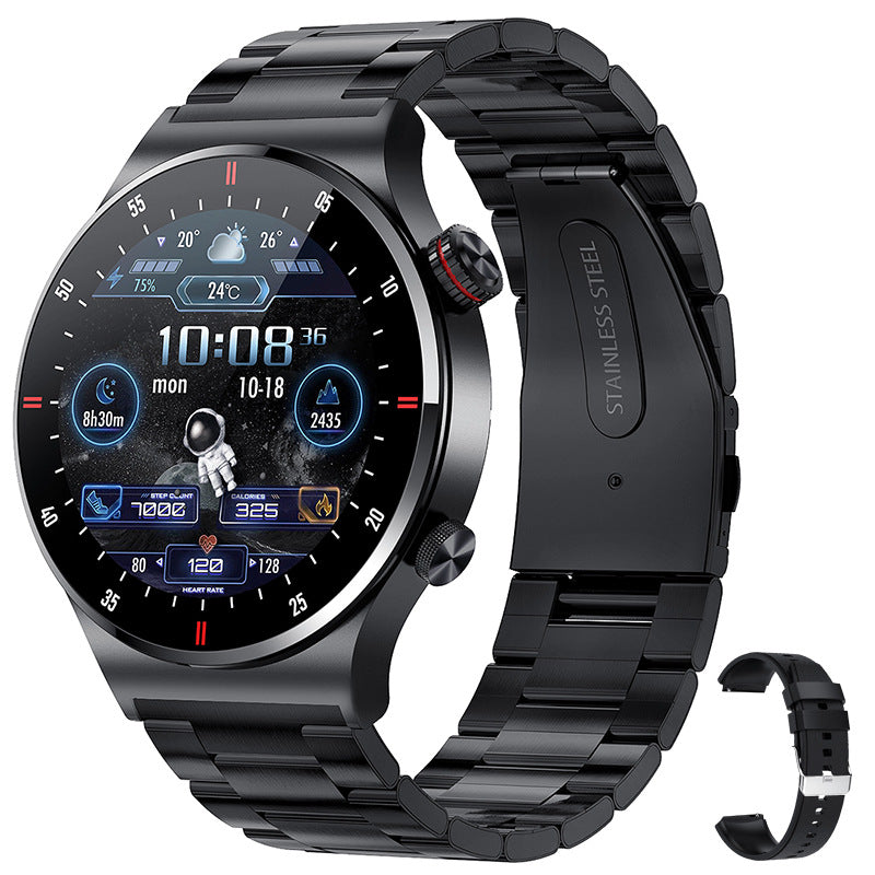 QW33 Smart Watch | Heart Rate | Blood Pressure | Blood Oxygen Control | Bluetooth Calling