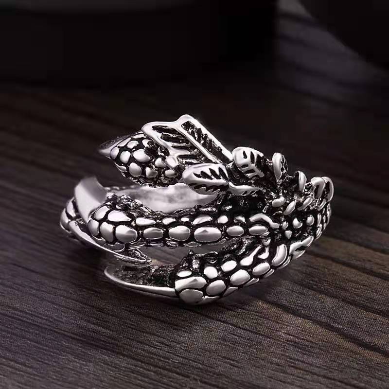 Men's Metal Retro Claw Ring