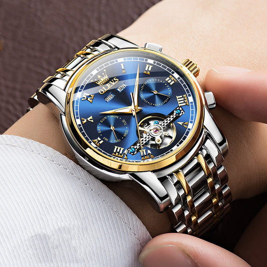 Hot Waterproof Luminous Mechanical Men's Watch