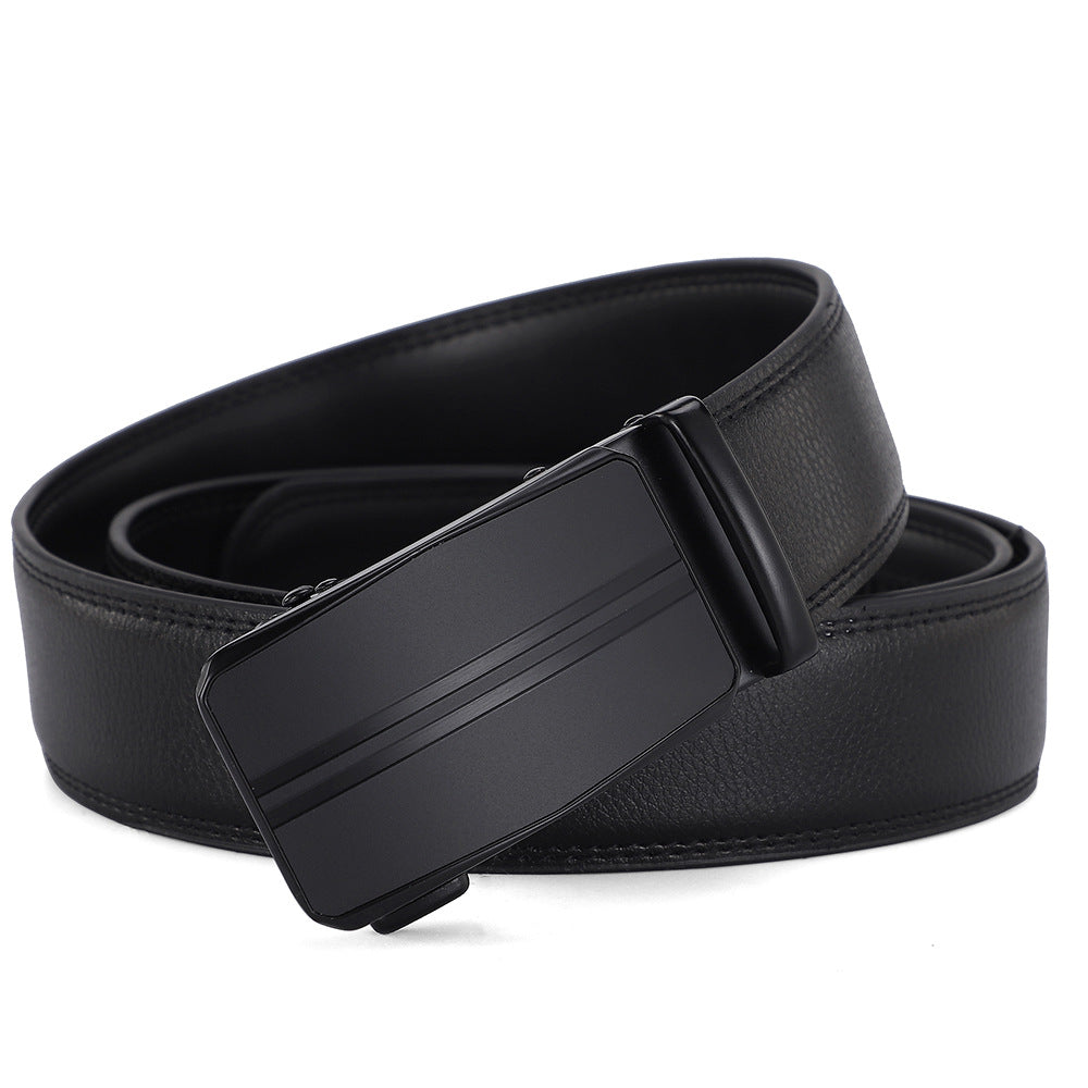 Zinc Alloy Automatic Buckle Jeans Belt