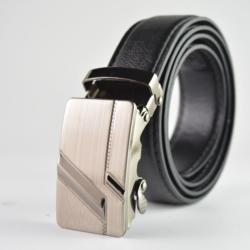 Men's Casual Laser Automatic Buckle Belt