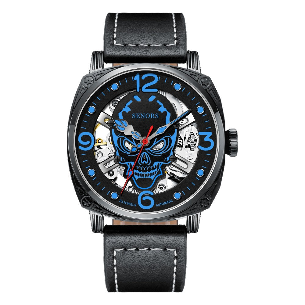 Upgraded Super Luminous Skull Mechanical Watch