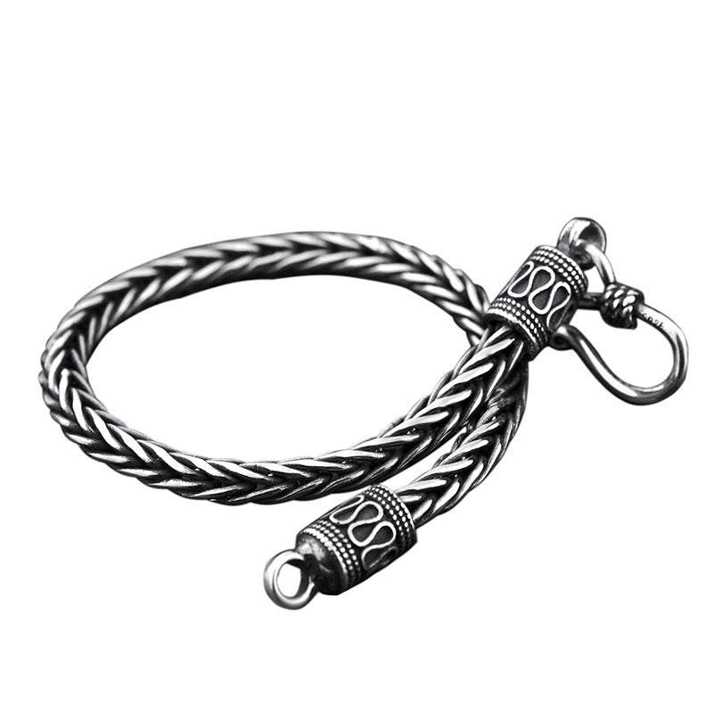 Vintage Braided Keel Bracelet Men