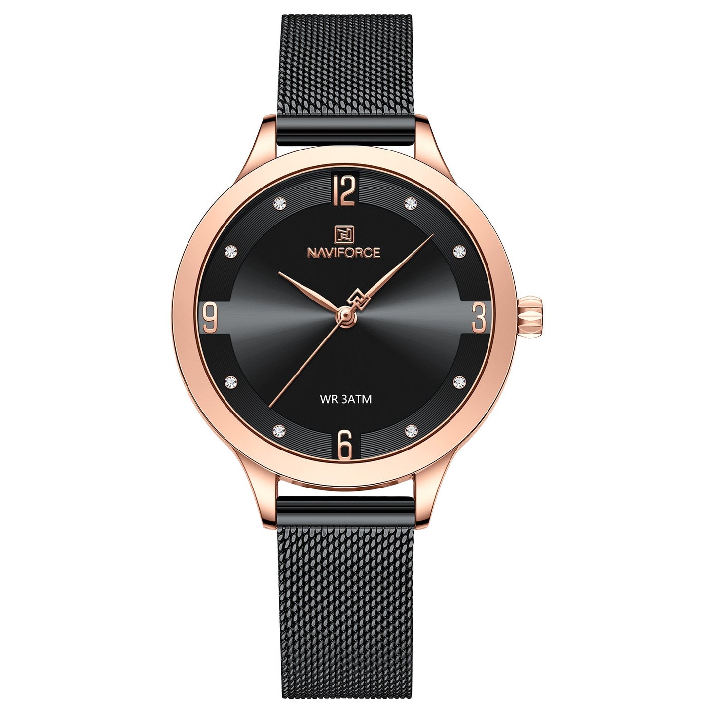 Fashion Quartz Watch with Mesh Band