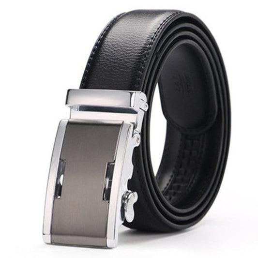 High-End Business Men's Belt Two-Layer Cowhide