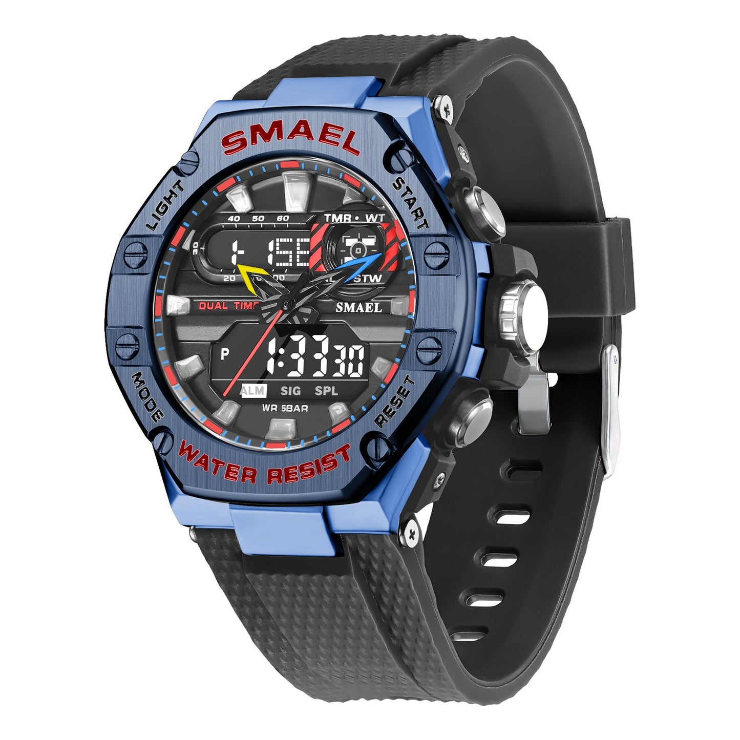 Digital Alloy Electronic Watch Men