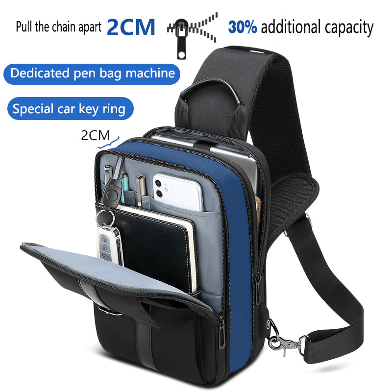 Messenger Bag Business Simple Expandable And Washable Backpack