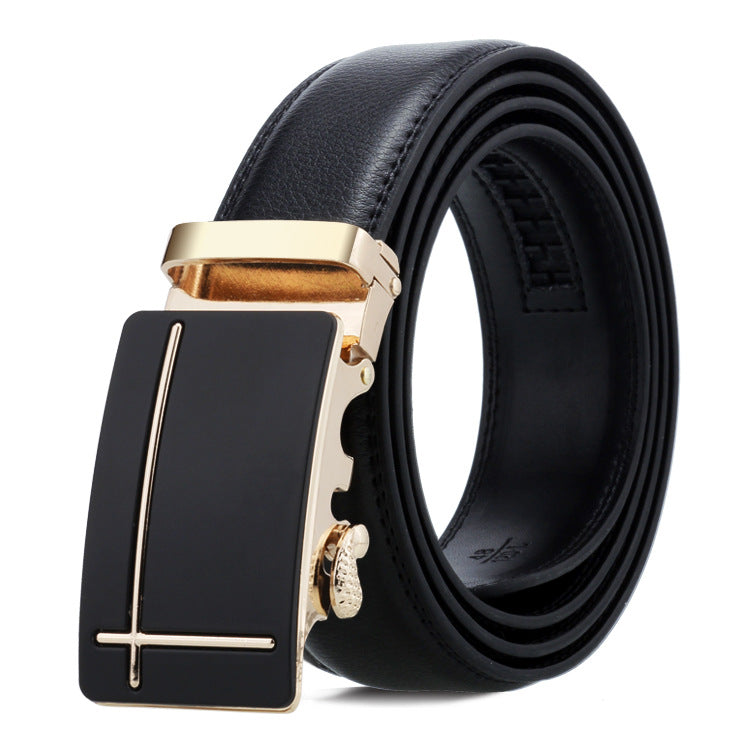 Men's Belt Automatic Buckle Business Trouser Belt