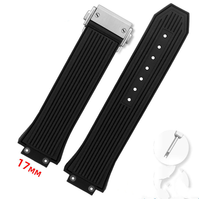 Non-Stick Dust Silicone Watch Strap