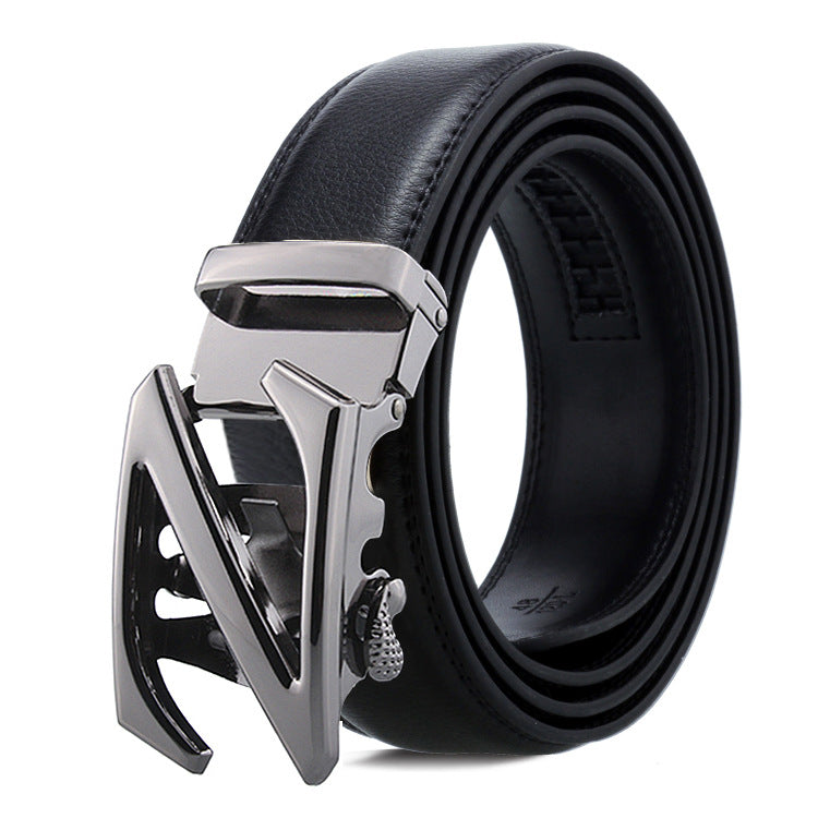 Men's Belt Automatic Buckle Business Trouser Belt