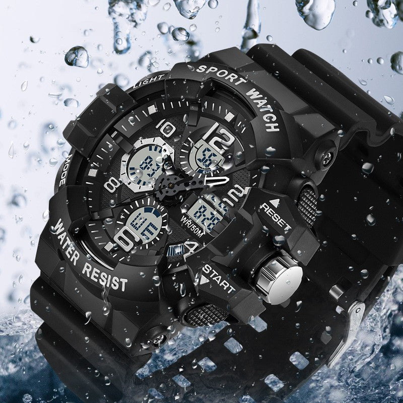 Men's Waterproof Luminous Outdoor Sports Versatile Electronic Watch