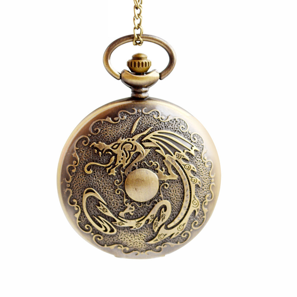 Dragon Bone Stone British Pocket Watch Casual Clothing Accessories