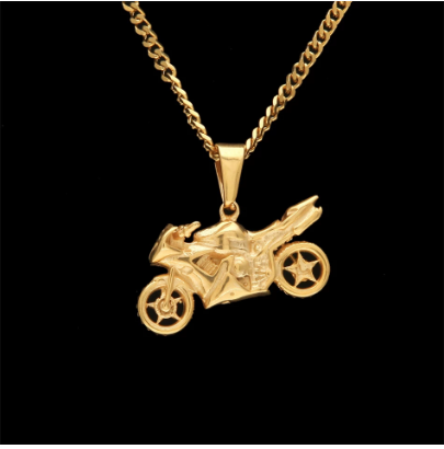 Hip Hop Men's Motorcycle Pendant