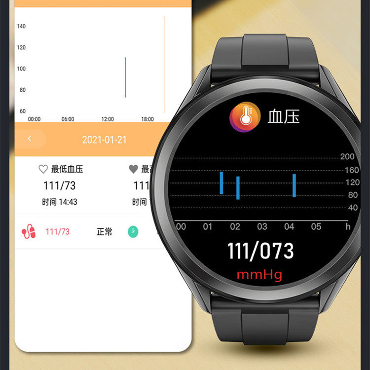 W10 Smart Watch Temperature Monitoring ECG Step