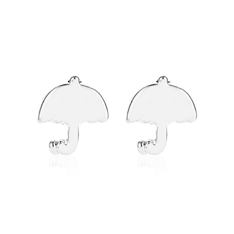 Simple Cartoon Cat Cute Mini Earrings Girl