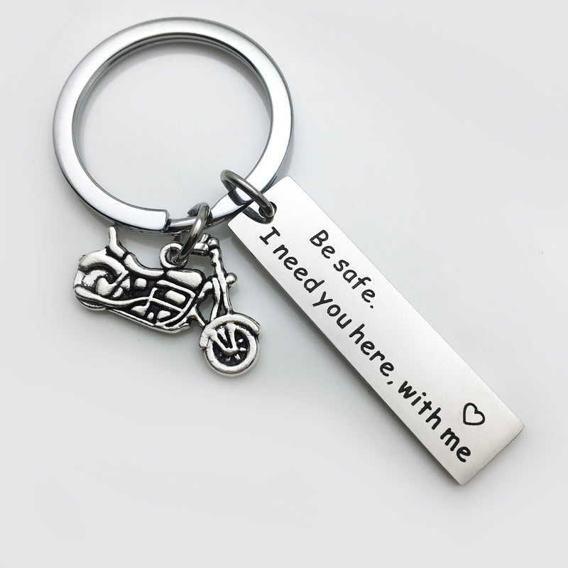 Stainless Steel Key Ring Drive Safe I Need You Here