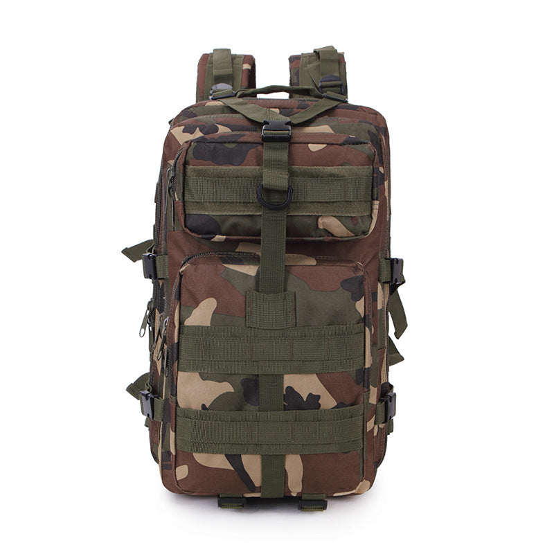 3P Package Outdoor Sports Camouflage Backpack Army Fan Mountaineering