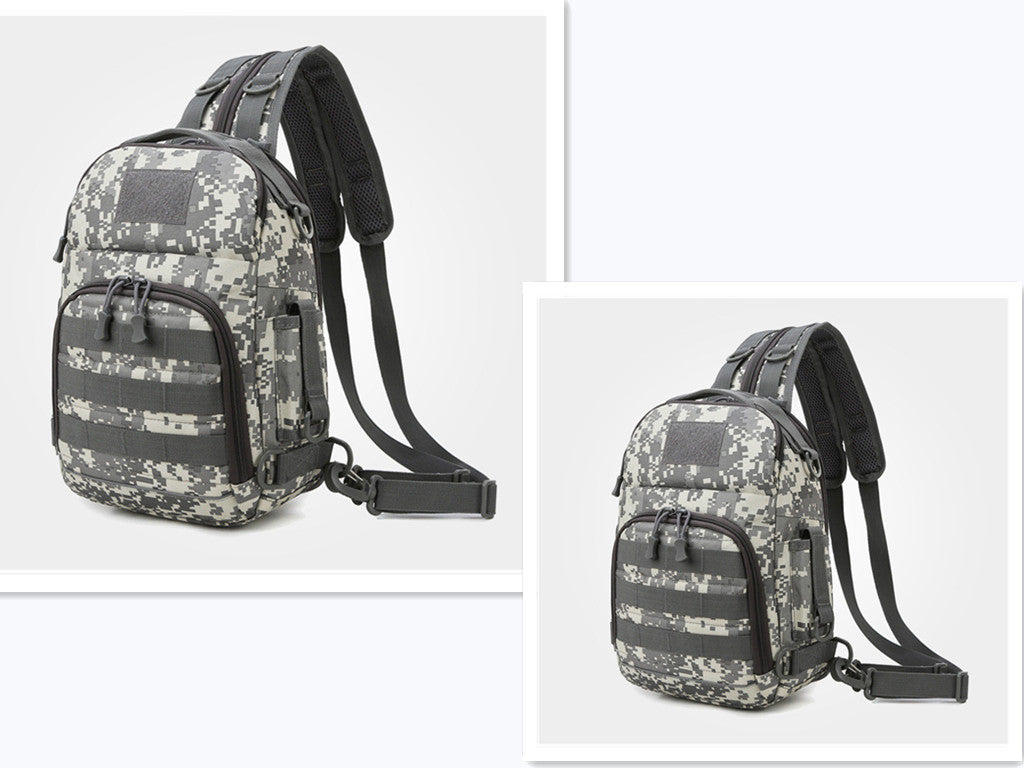 Versatile Ruia Chest Pack Tactical Camouflage Shoulders