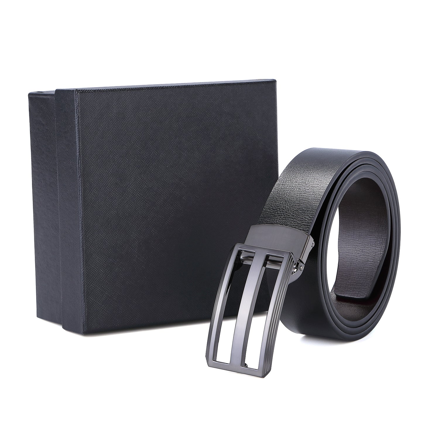 Fashion Automatic Buckle Leather Men's Belt