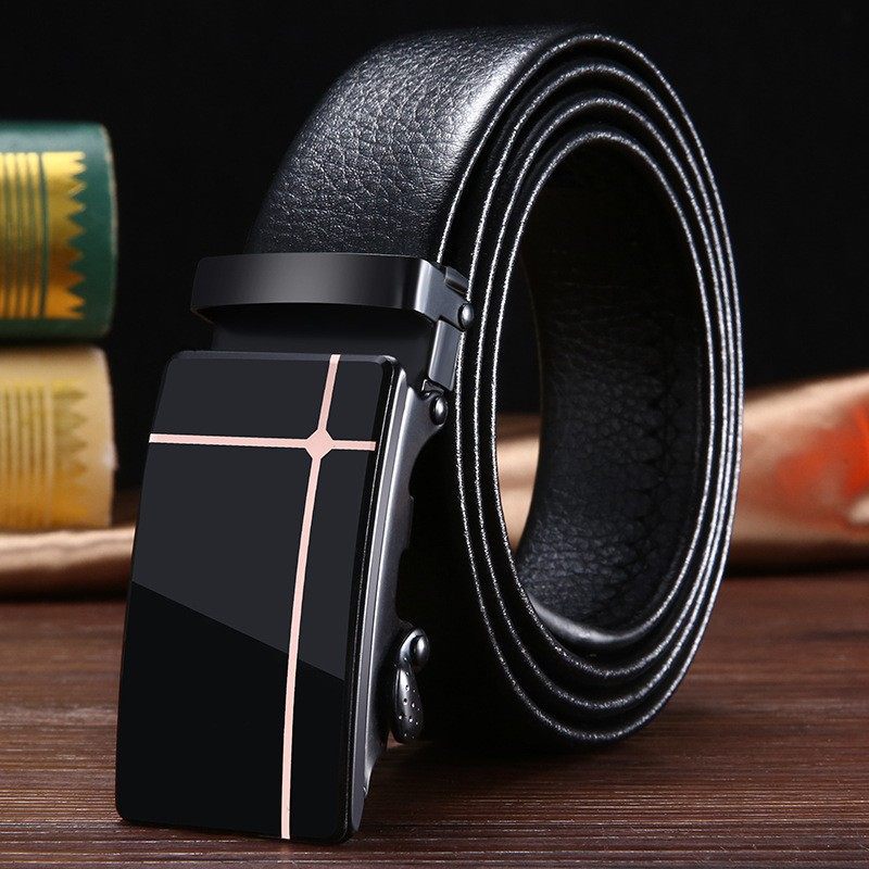 Men's Leisure Middle-Aged Youth Business Automatic Buckle Belt