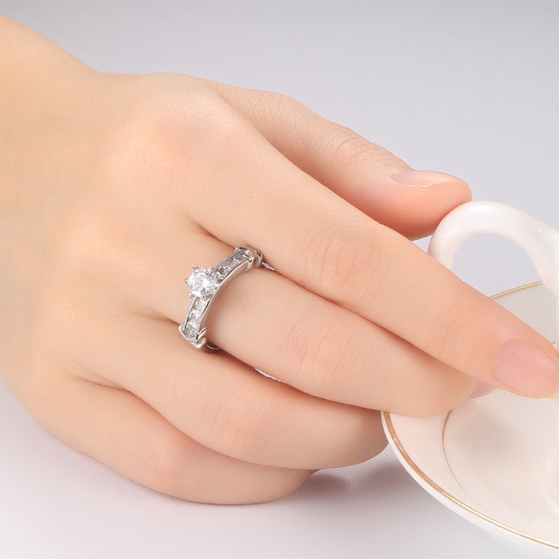 Net Celebrity Fashion Titanium Steel Female Ring