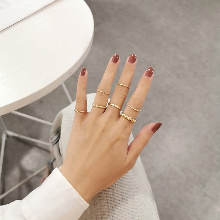 Simple Net Celebrity Female Personality Cold Wind Ring