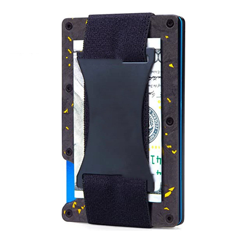 Metal Money Clip RFID Anti-Theft Brush Blocking Technology Card Case