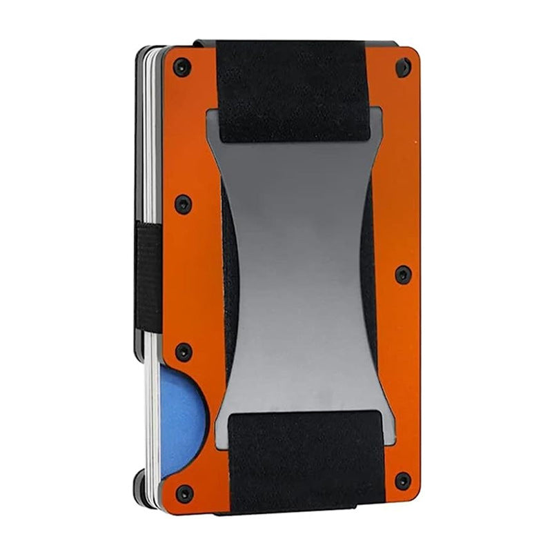 Metal Money Clip RFID Anti-Theft Brush Blocking Technology Card Case