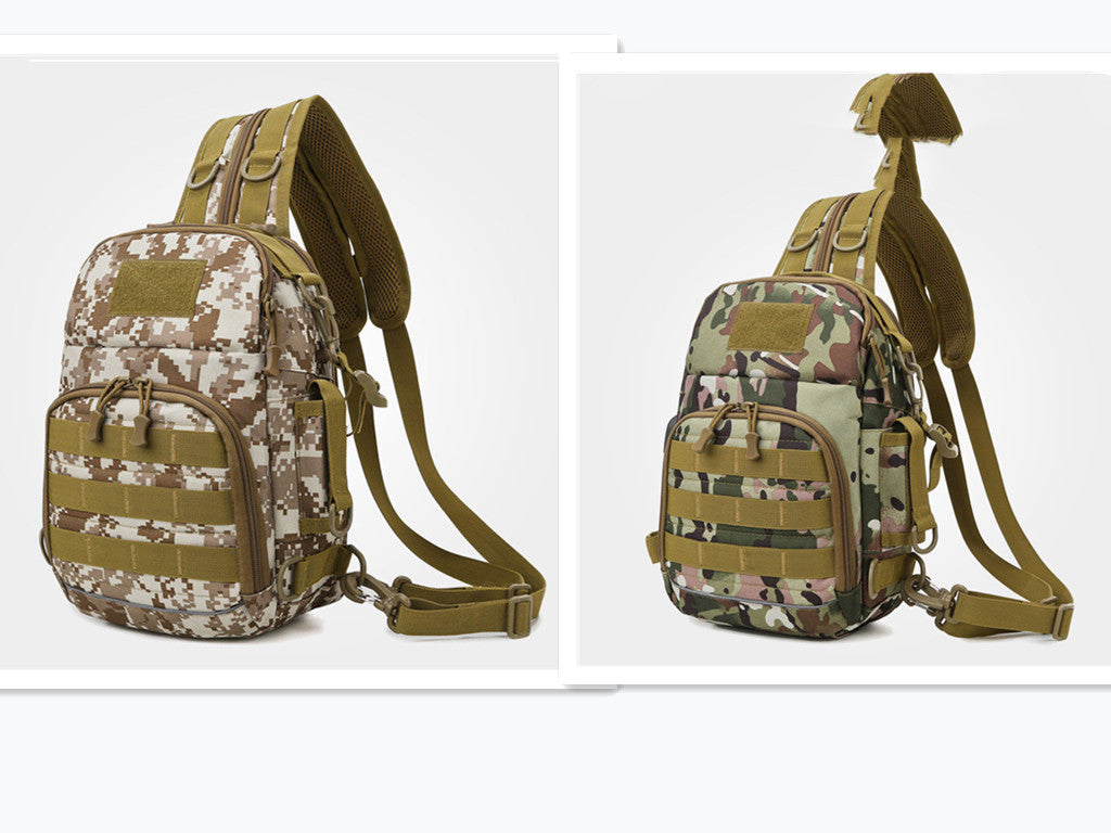 Versatile Ruia Chest Pack Tactical Camouflage Shoulders