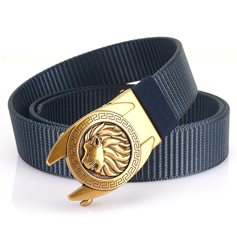 Automatic Buckle Outdoor Casual Breathable Belt