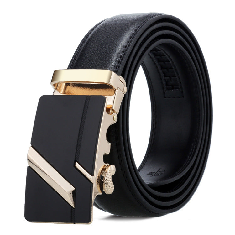 Men's Belt Automatic Buckle Business Trouser Belt