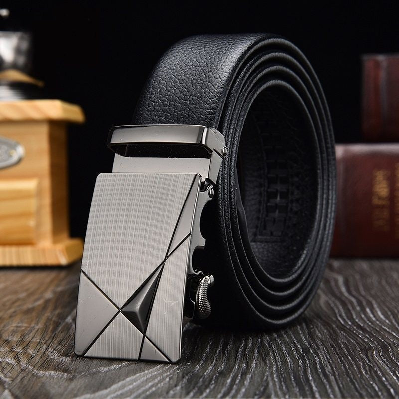 Men's Leisure Middle-Aged Youth Business Automatic Buckle Belt