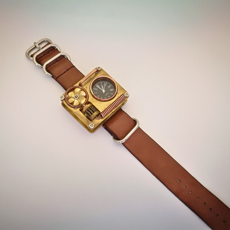 Copper Case Watch Turbo Gothic Style