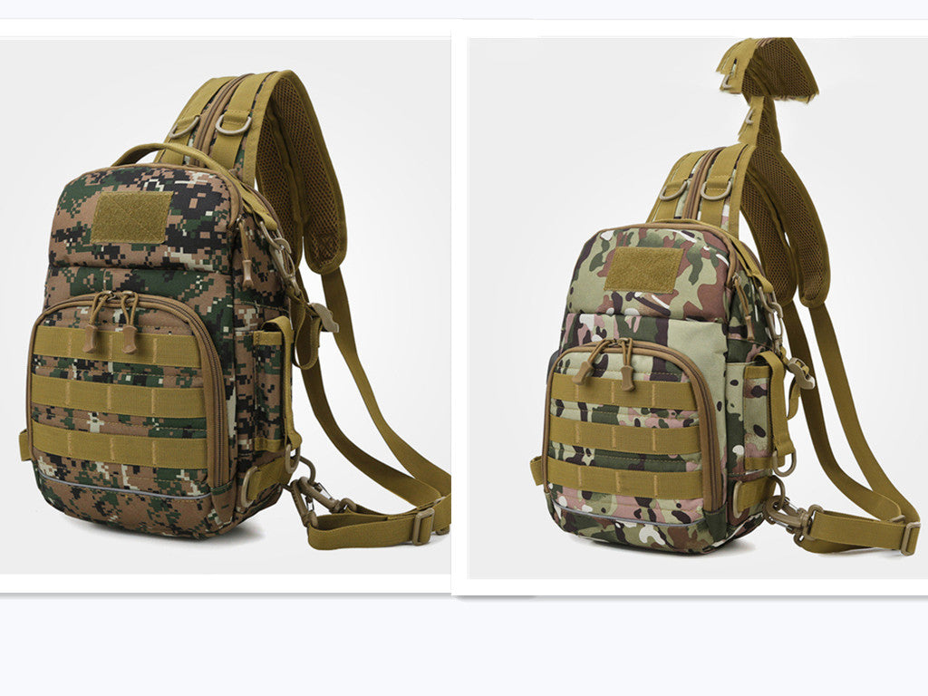 Versatile Ruia Chest Pack Tactical Camouflage Shoulders