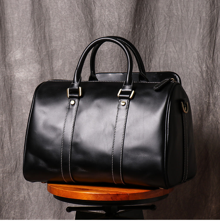 Original Retro Men's and Women's Travel Bag Handmade Leather Handbag