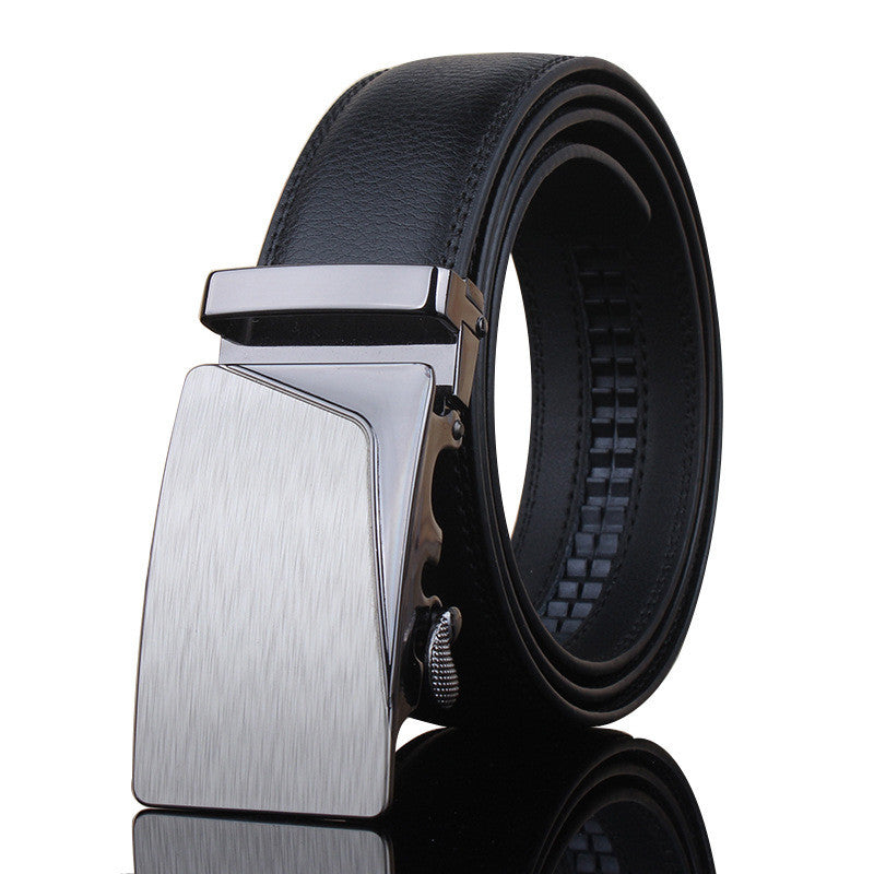 Men's Automatic Buckle Casual Leather Belt