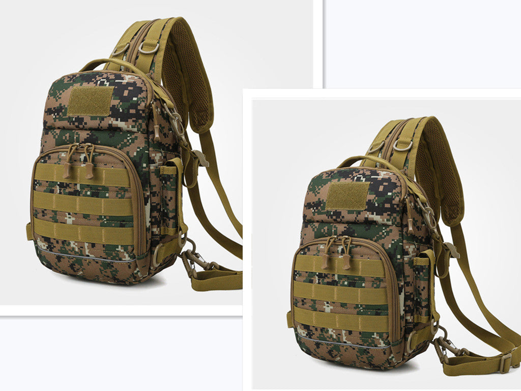 Versatile Ruia Chest Pack Tactical Camouflage Shoulders