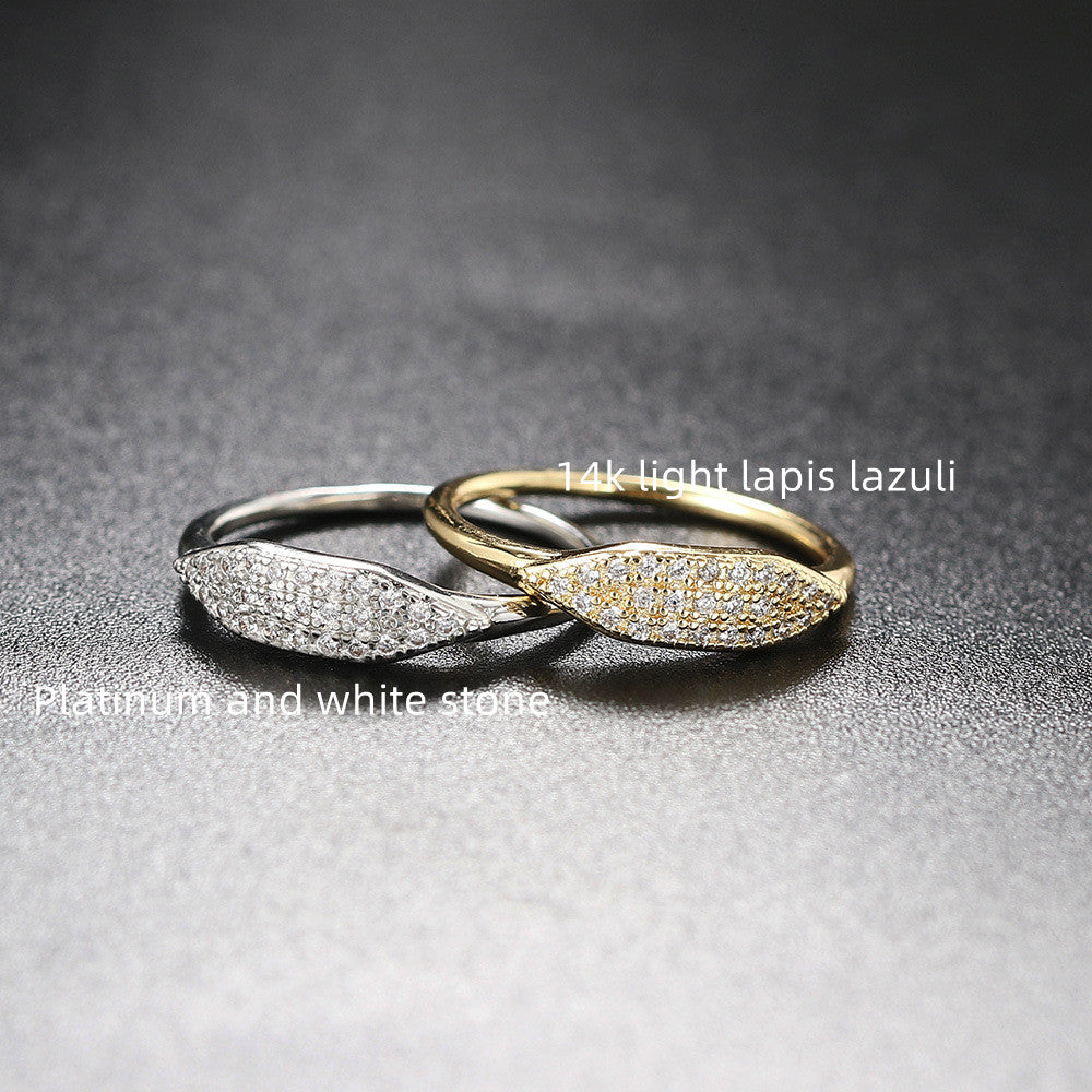 Women's Fashion Gold-Plated Simple Thin Ring